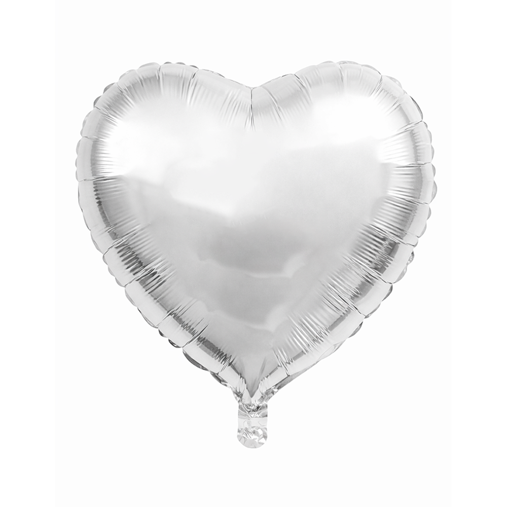 Heart Shaped Mylar Foil Balloons