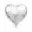 Heart Shaped Mylar Foil Balloons