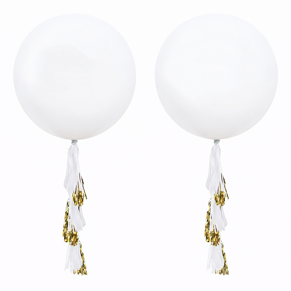 36" Balloon with Tassels