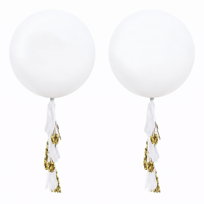 36" Balloon with Tassels