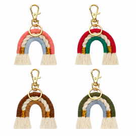 Handmade Rainbow Keychain