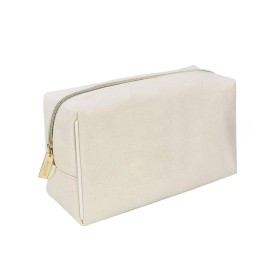 Canvas cosmetic makeup bag