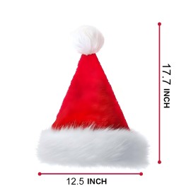 Embroidered LOGO adult Christmas hat