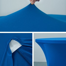 Elastic round tablecloth