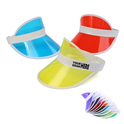 PVC One-Size Tinted Sun Visor