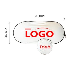 Foldable Auto Sunshade with Storage Pouch