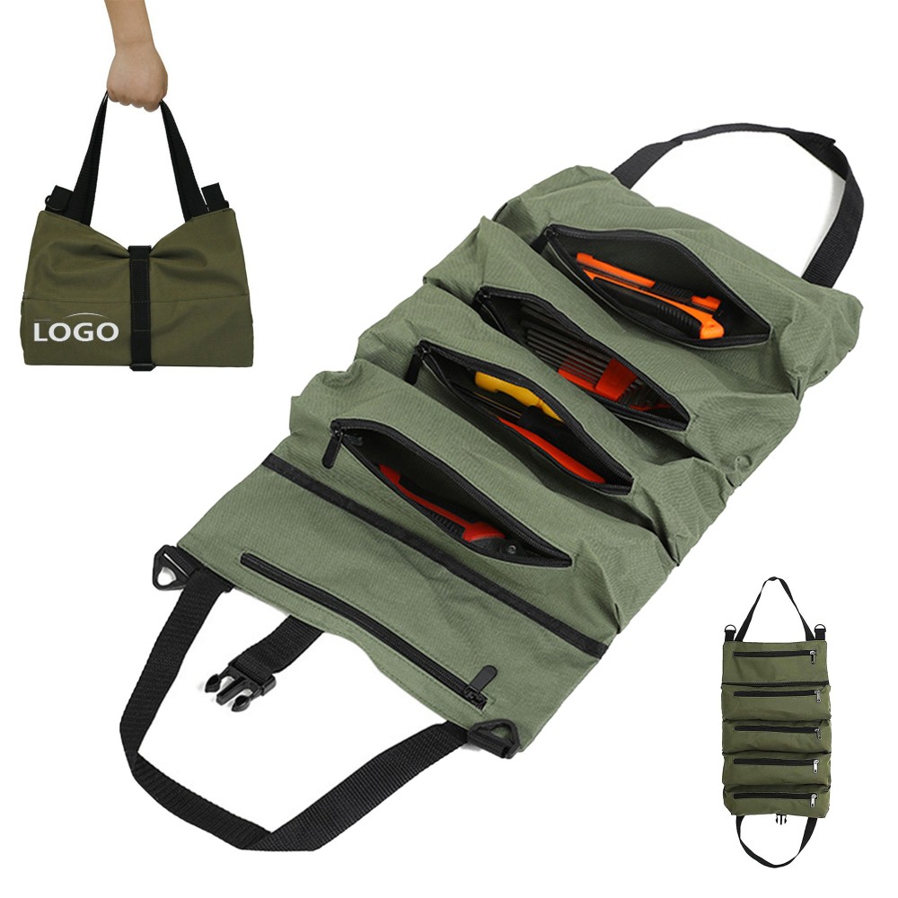 Canvas Roll-Up Tool Organizer