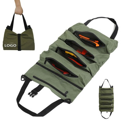 Canvas Roll-Up Tool Organizer