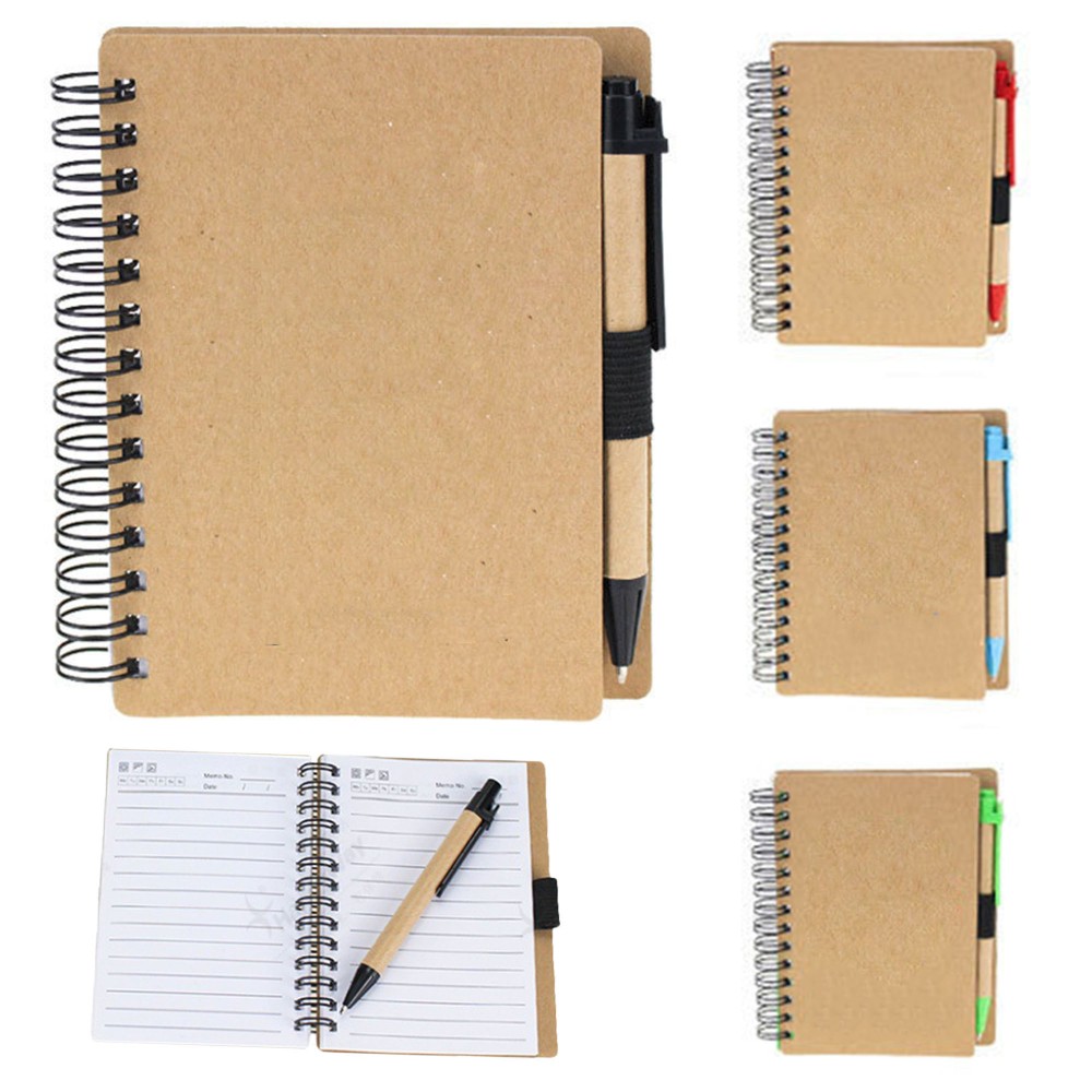 Eco Smiley Notepad with Pen