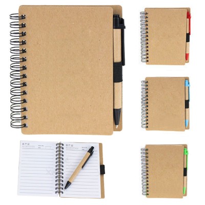 Eco Smiley Notepad with Pen