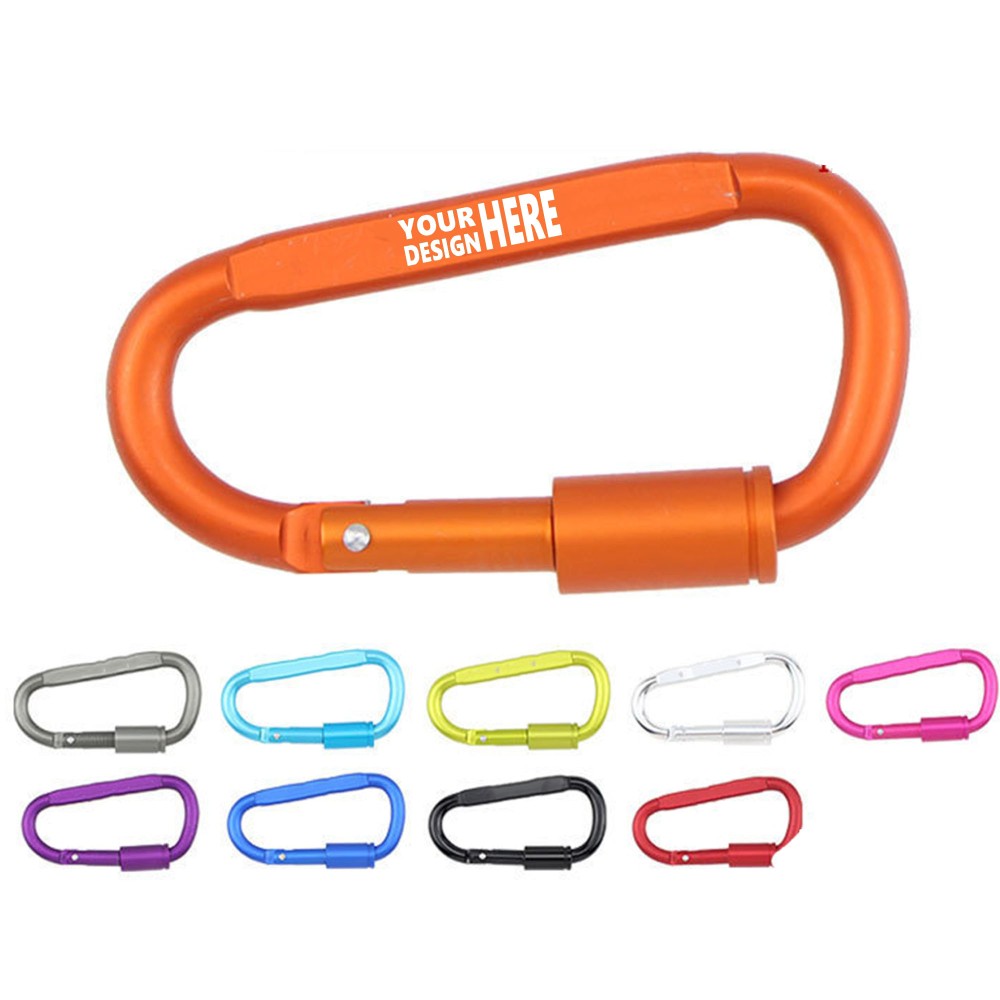 Carabiner Clip with Logo
