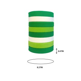 St. Patrick's Day Silicone Wristband Set(6 Wristbands)