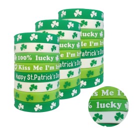St. Patrick's Day Silicone Wristband Set(6 Wristbands)