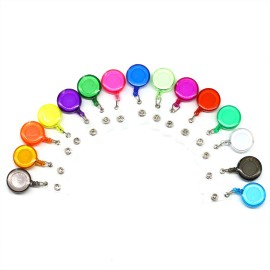 Round Clip-On ID Badge Holder