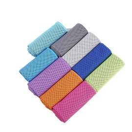 Ice Silk Cooling Towel with Silicone Case
